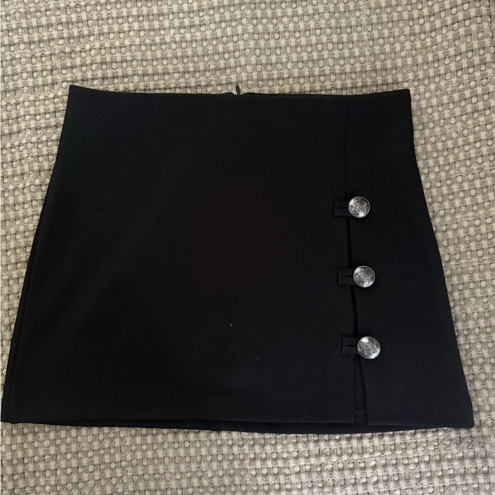 POSTER GIRL Black Mini Pencil Skirt for Work